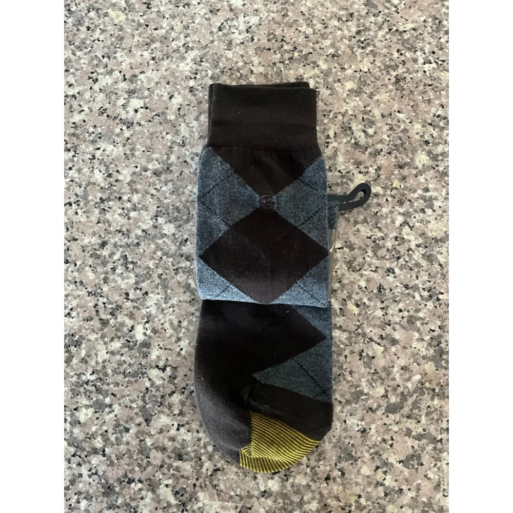 Gold Toe Men's Carlyle Argyle Crew Socks